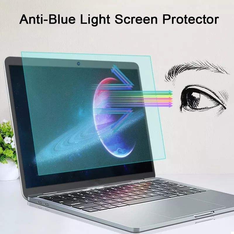 Screen Guard Protector Notebook Blue Light Cut Anti Radiasi UV Anti Glare  dan Glossy