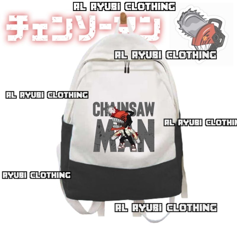 Tas anak chainsaw man / kantong anak ransel anak chainsaw man Free Name
