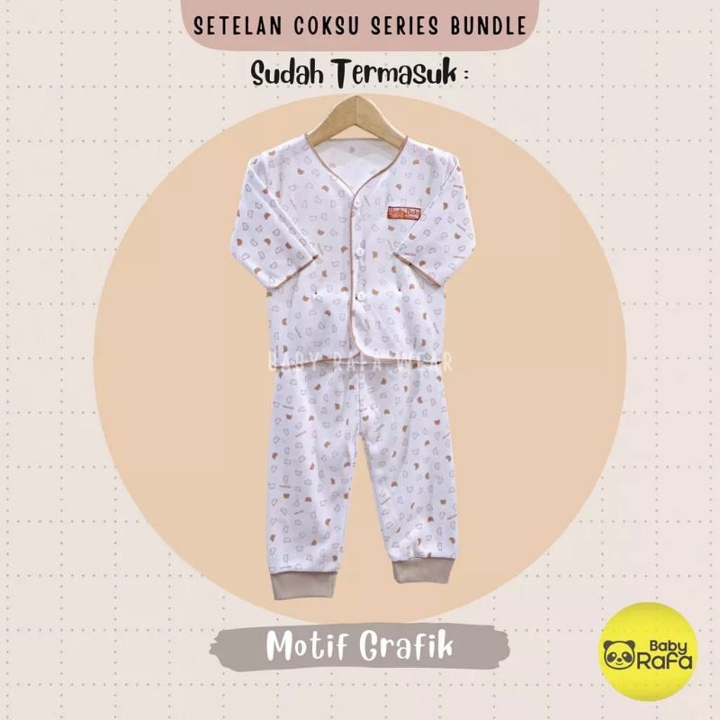 [rumahbayipdg] Stelan baju bayi 0-6 Month SNI || set baju bayi lengan panjang