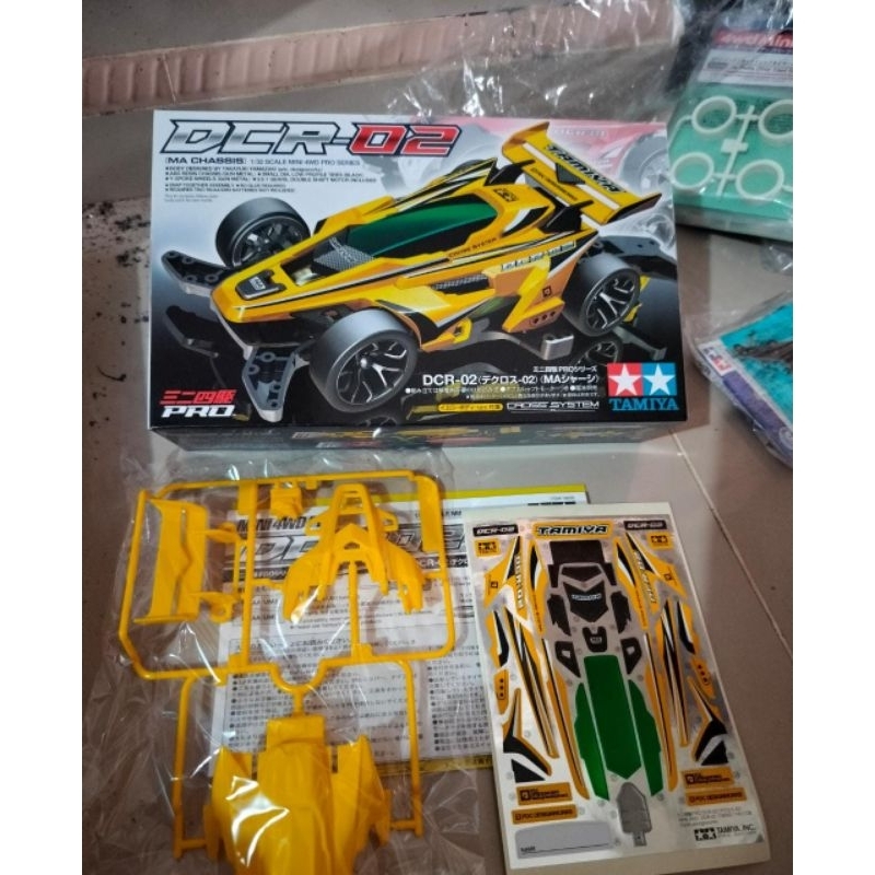 Tamiya 18650 Bodi Body DCR 02 Yellow Kuning + Decal + Dus Manual Box