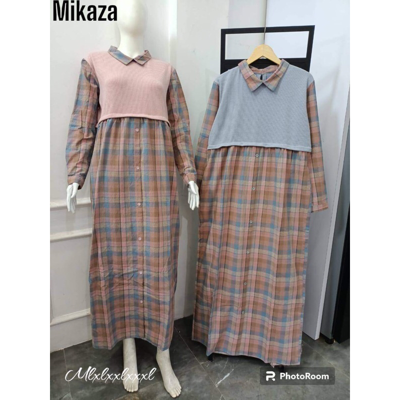 Gamis Mikaza bahan triset