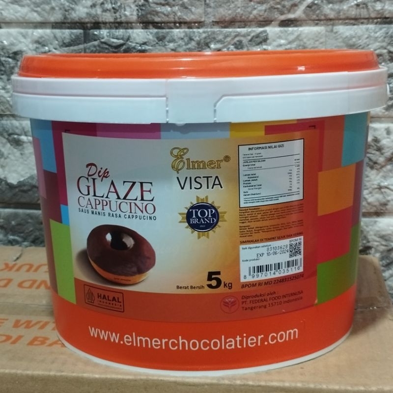 

Elmer Dip Glaze Cappucino Vista 5 Kg