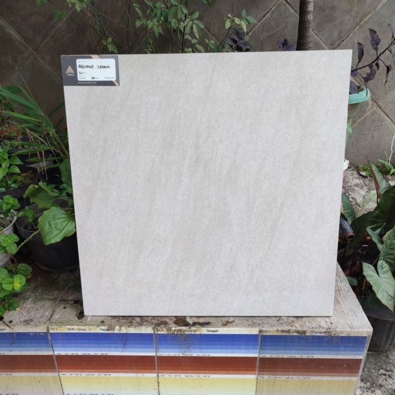 Granit Lantai 60x60 Kw Lokal Arna Aquani Cream