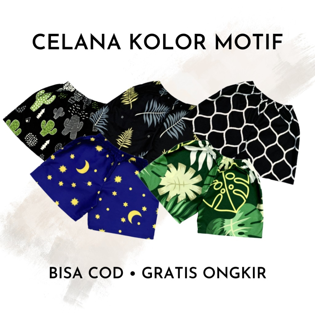 BOXER PRIA | KOLOR PRIA | BOXER PREMIUM | CELANA PENDEK PRIA | BOXER MOTIF DEWASA | BOXER UNISEX