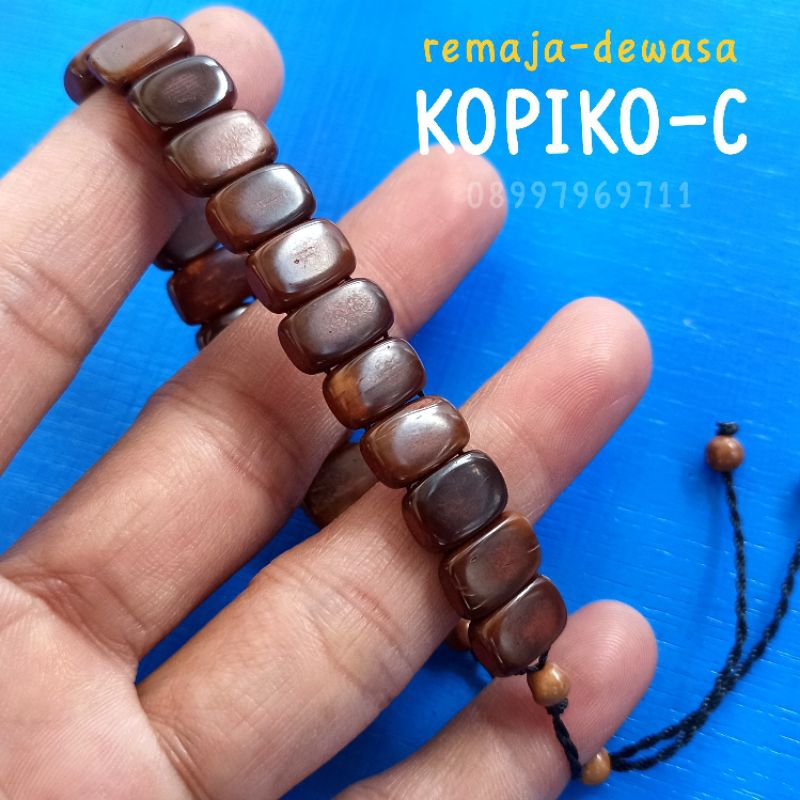 Gelang Kayu kaukah (KOPIKO) Wanita-Pria koka kokka kaokah kokah