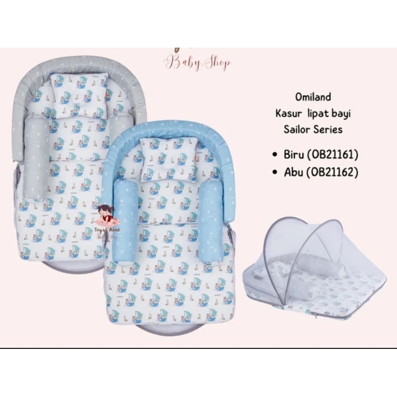 Omiland Baby Kasur bayi lipat ALPACA / Sailor / SLOTH series