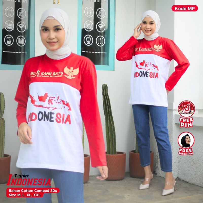 KAOS T-SHIRT  INDONESIA TERBARU