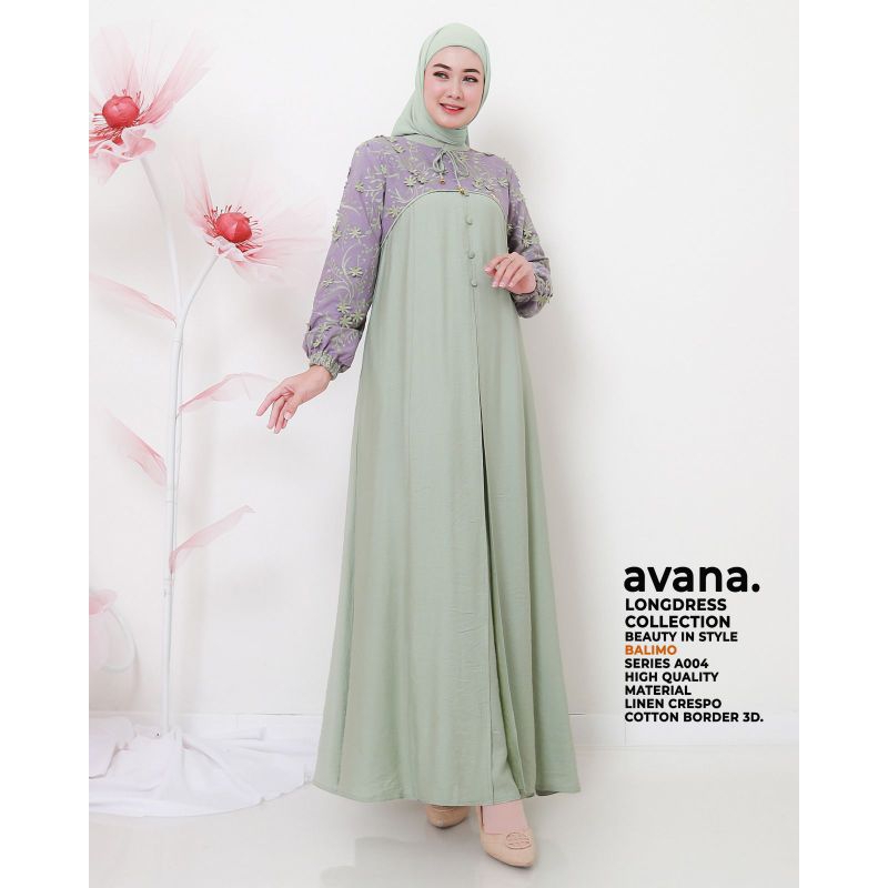 Gamis Dress Wanita Avana By Balimo