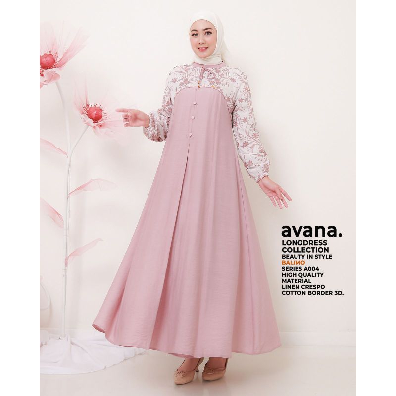 Gamis Dress Wanita Avana By Balimo