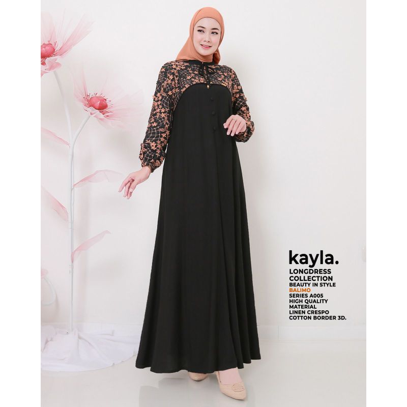 Gamis Dress  Wanita Kayla Dress by Balimo