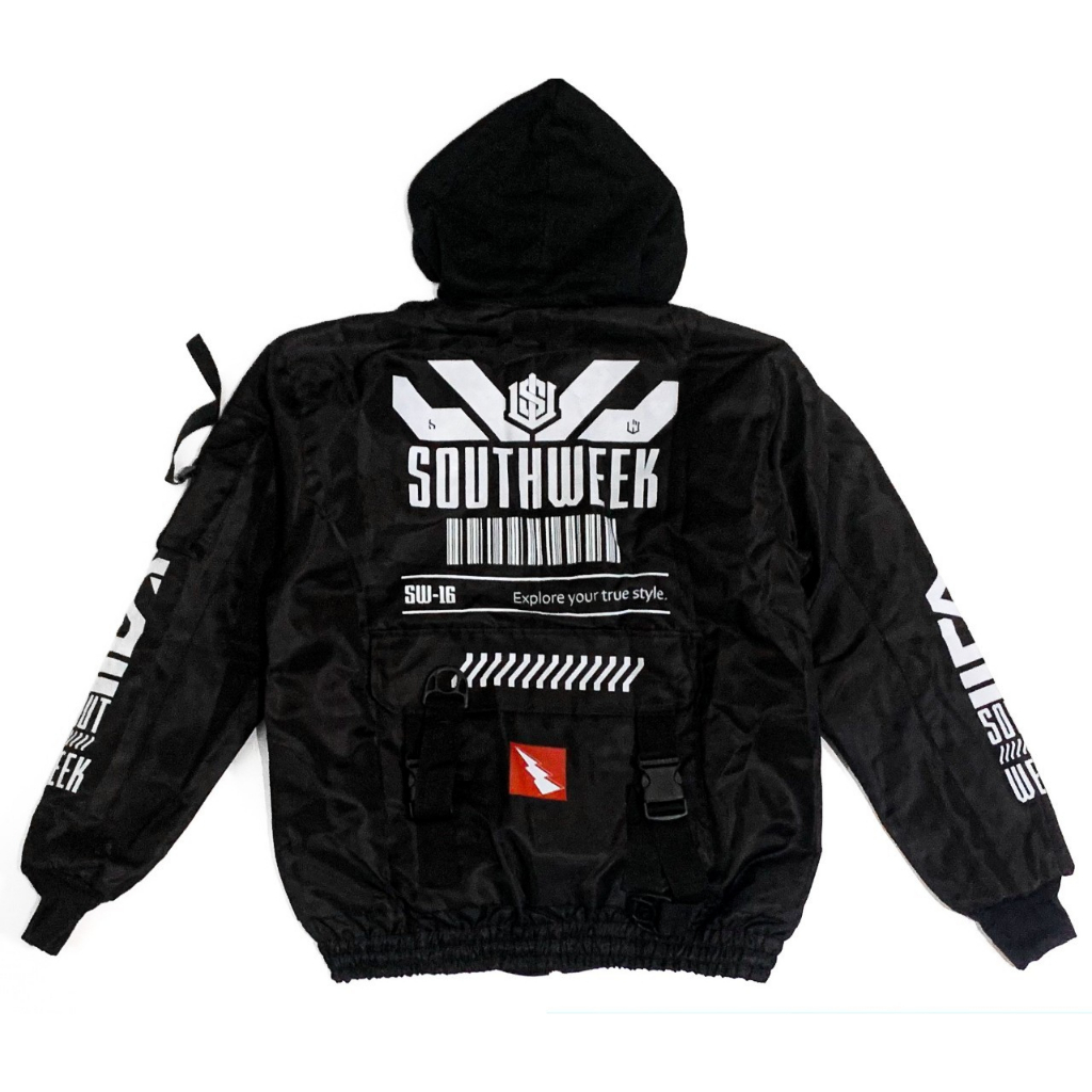 Jacket Bomber Cybrog Original Distro Windbreaker Tebal Waterproof