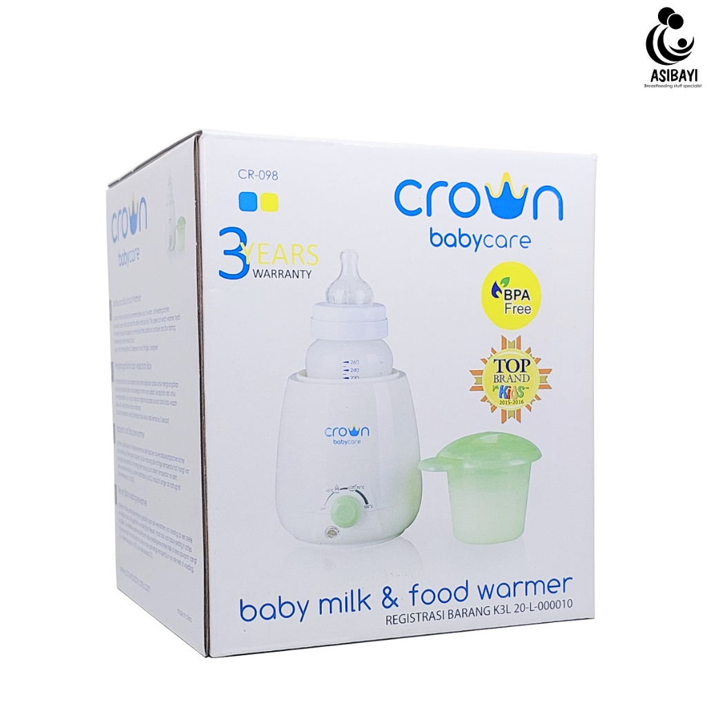 Crown Standard Warmer CR-098 Penghangat Susu dan Makanan Bayi