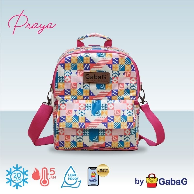 Gabag Cooler Bag PROMO / Nuri / Gendis / Pink Camo Free Ice Gel 500ml