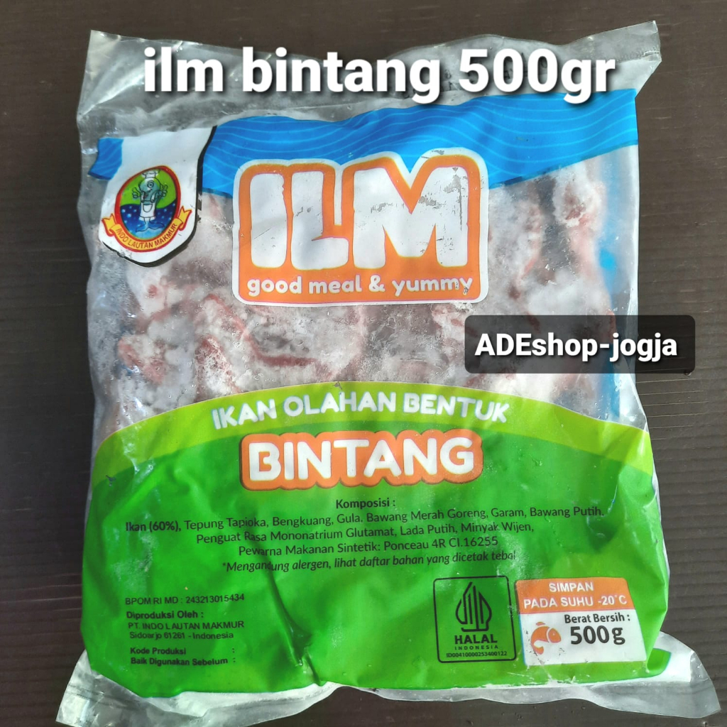 

ILM ikan olahan bintang 500gr gram