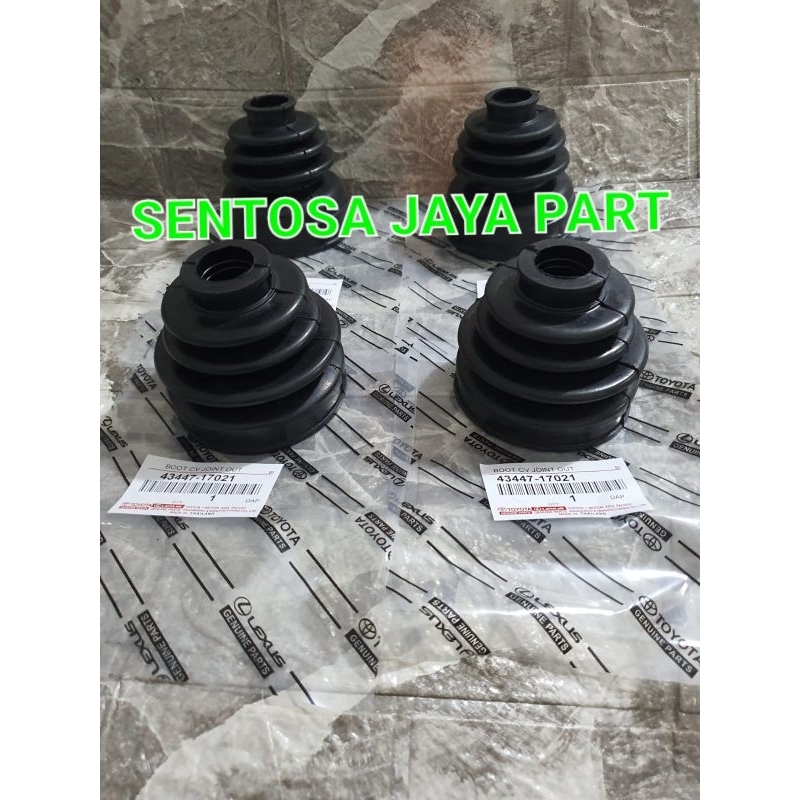 BOOT AS RODA VIOS YARIS SOLUNA GREAT 4PC IN DAN OUT