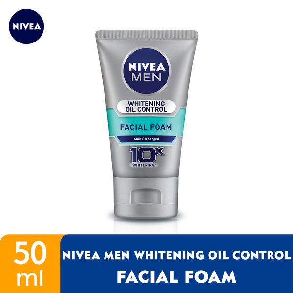 NIVEA MEN Whitening Oil Control Facial Foam 50ml
