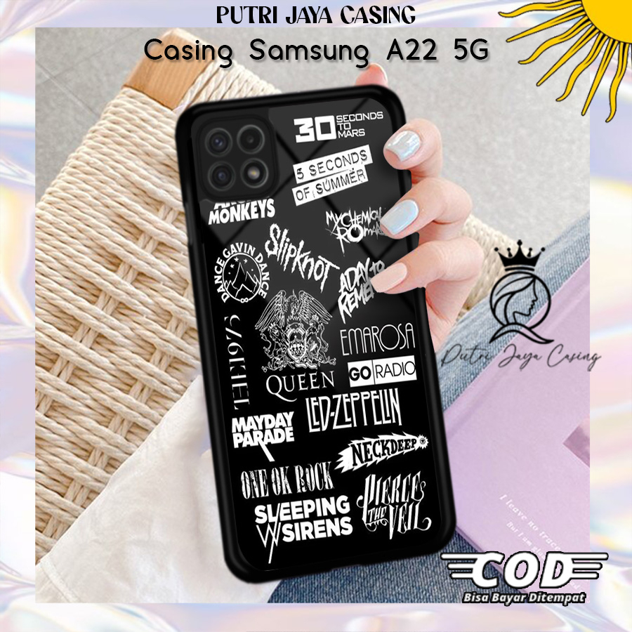 Case Hp Samsung A22 5G Casing Samsung A22 5G Motif AESTHEBAND Casing Terbaru Case Karakter Lucu Casi