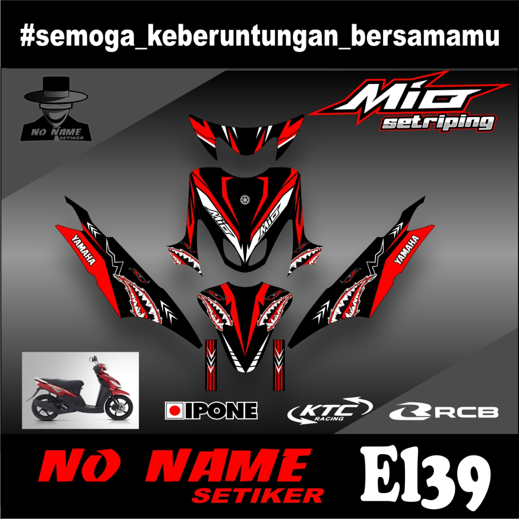 decal stiker mio sporty / smile full body (EL39) 2008 2009 2010 2012 2013 stiker decal sticker