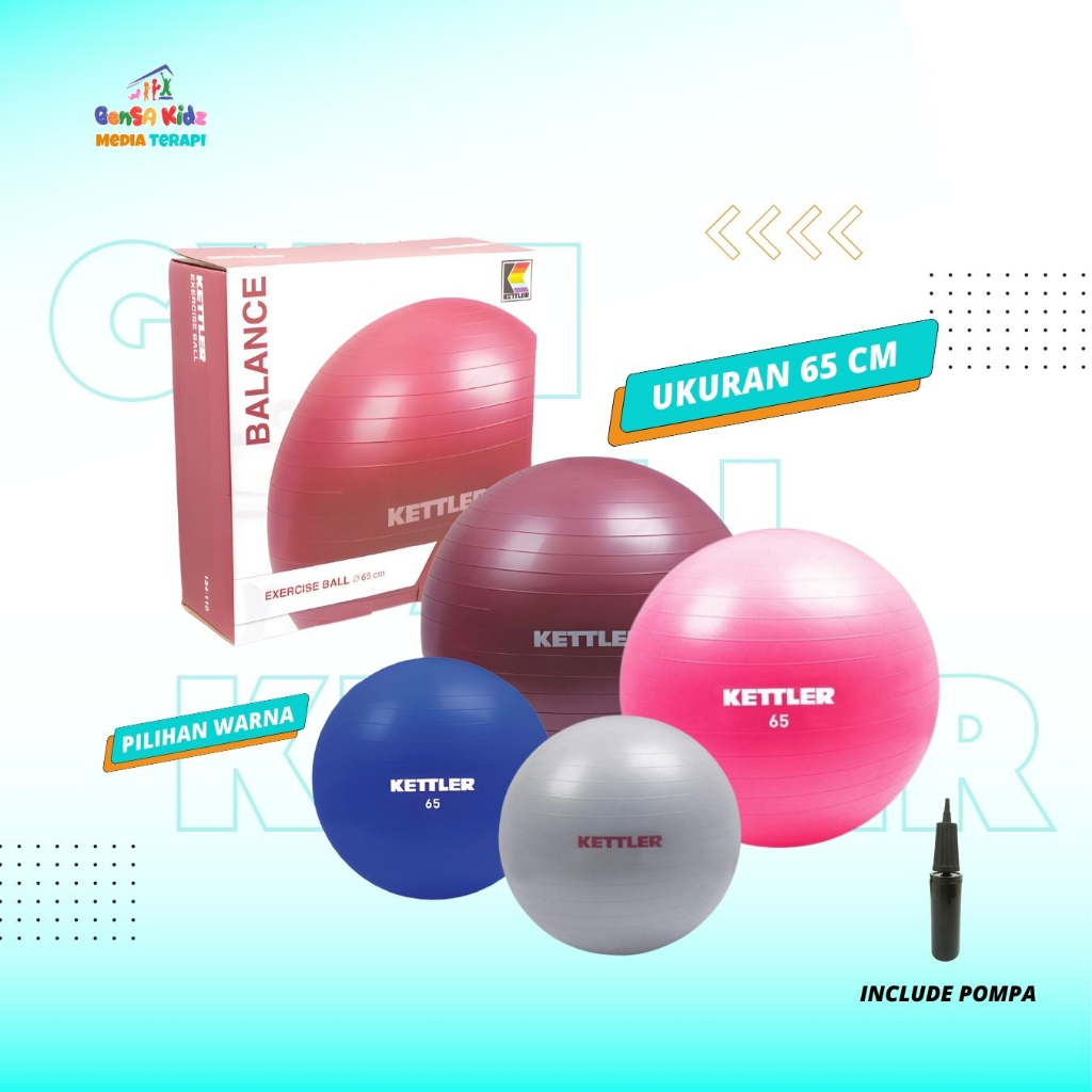 Gym Ball Kettler Original (Bola Terapi Kettler)