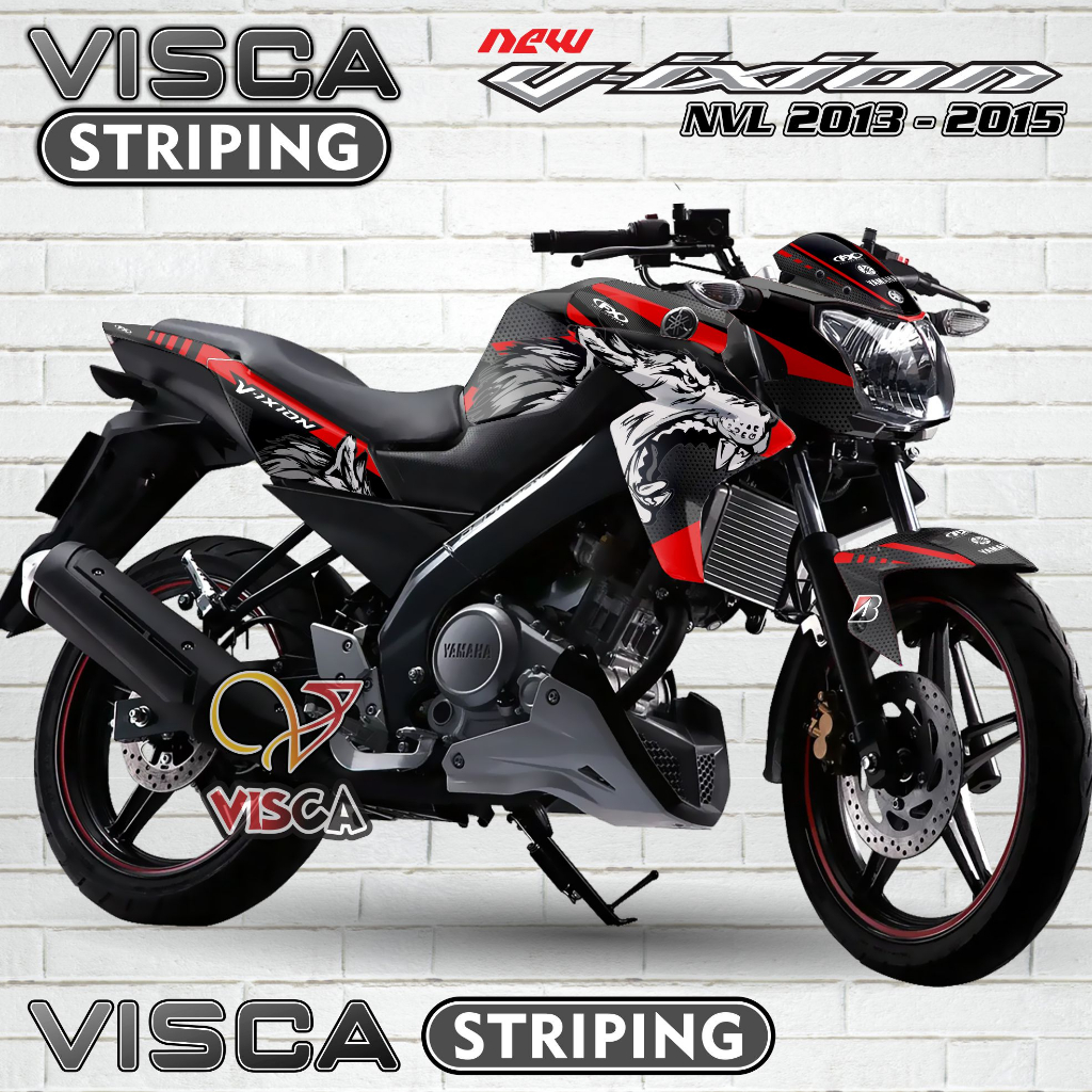 Decal Vixion NVL - Stiker Vixion NVL - Dekal Vixion NVL Full Body - Striping Vixion NVL Variasi - De