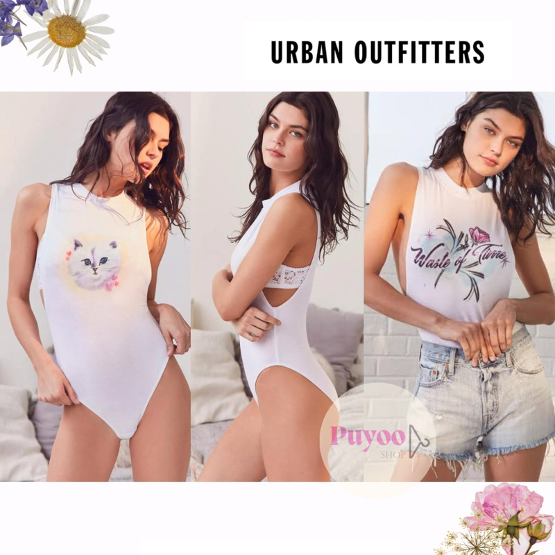 URBAN OUTFITTERS AIRBRUSH Bodysuit | 2 model -DYU