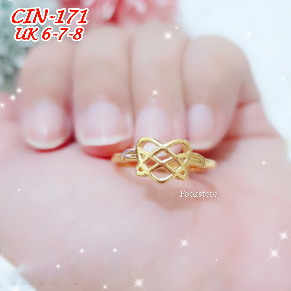 CINCIN DEWASA MOTIF IKATAN CINTA IC ANTI ALERGI/CIN-171