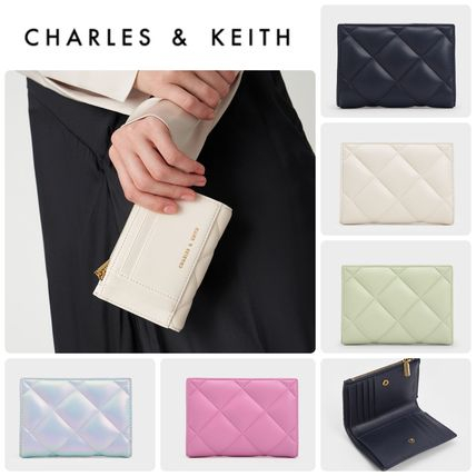 DOMPET CHARLES &amp; KEITH GEMMA QUILTED CARD WALLET - CK-50770524