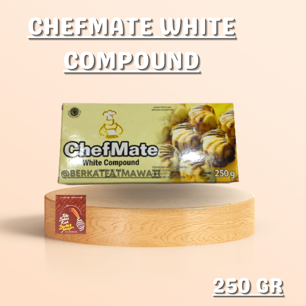 

CHEFMATE WHITE COMPOUND / COKLAT BLOK WHITE KEMASAN 250 GR/PCS