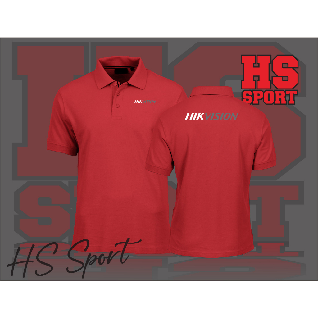 POLO HIKVISION - BAJU POLO TSHIRT - BAJU POLO KERAH HIKVISION