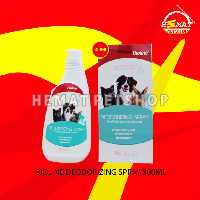 Penghilang Bau Hewan Peliharaan Bioline Deodorizing Spray 500 ML
