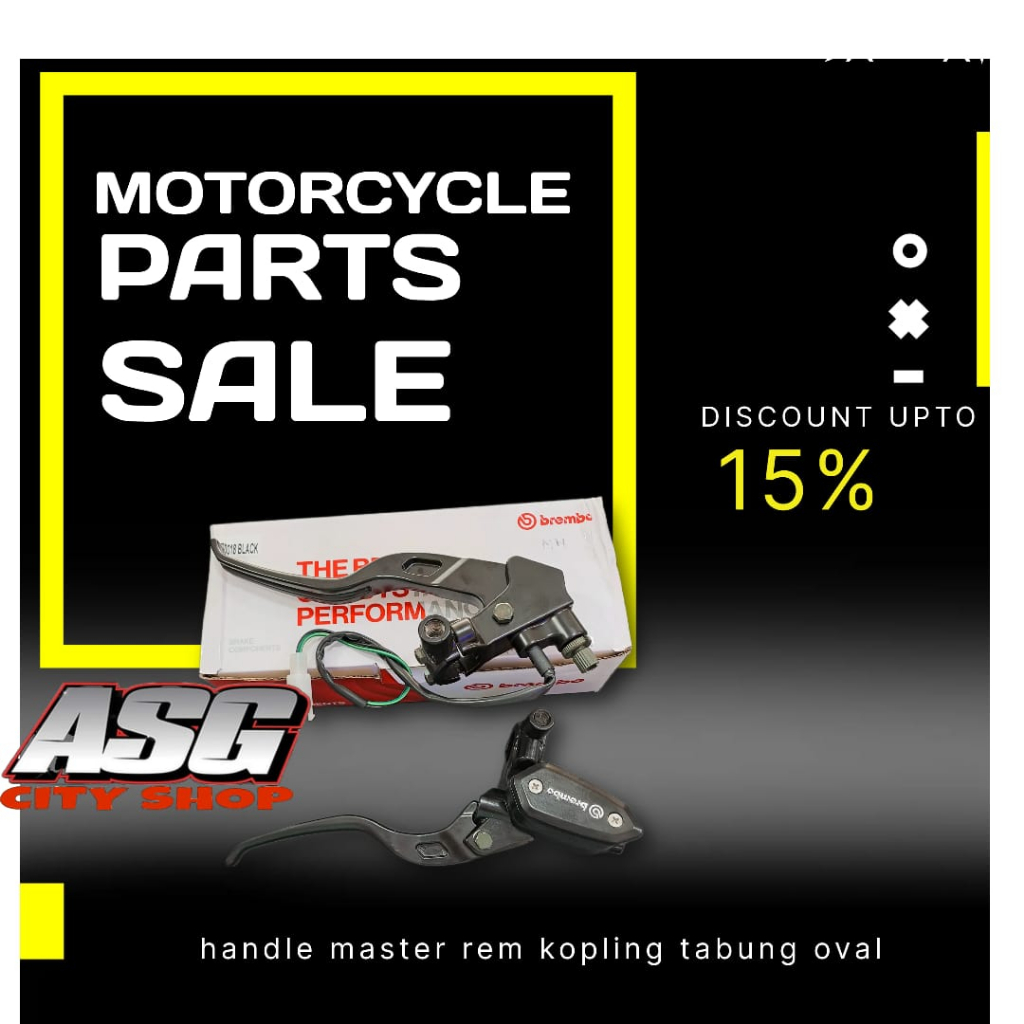 Handle Master Rem Oval/Master Rem Set Handle Kopling Brembo