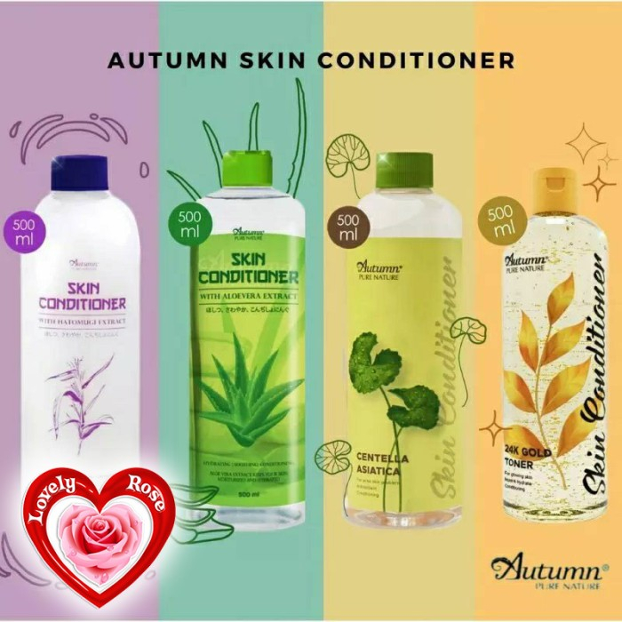 ⭐️ Jendela Kosmetik ⭐️ ( Free botol spray ) Autumn Skin Conditioner Hatomugi ( ASC ) / Autumn Toner All Varian 500ml