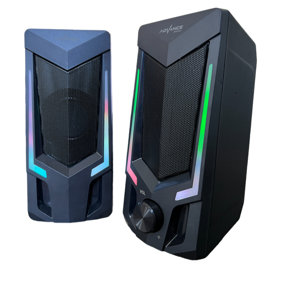 Speaker Gaming Advance CLS-107 / CLS-107BT Bluetooth RGB Super Bass