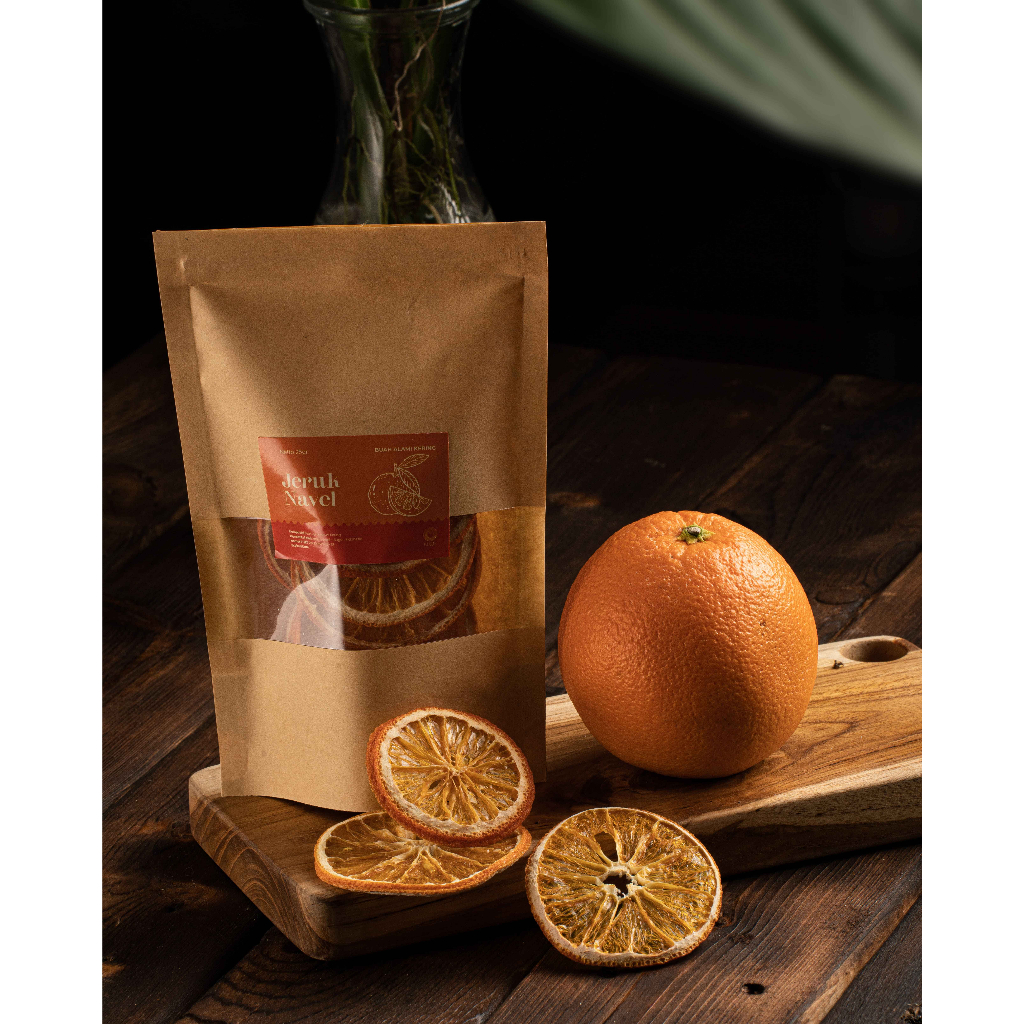 

Dried Orange - Buah Jeruk Navel Kering - Garnish Orange