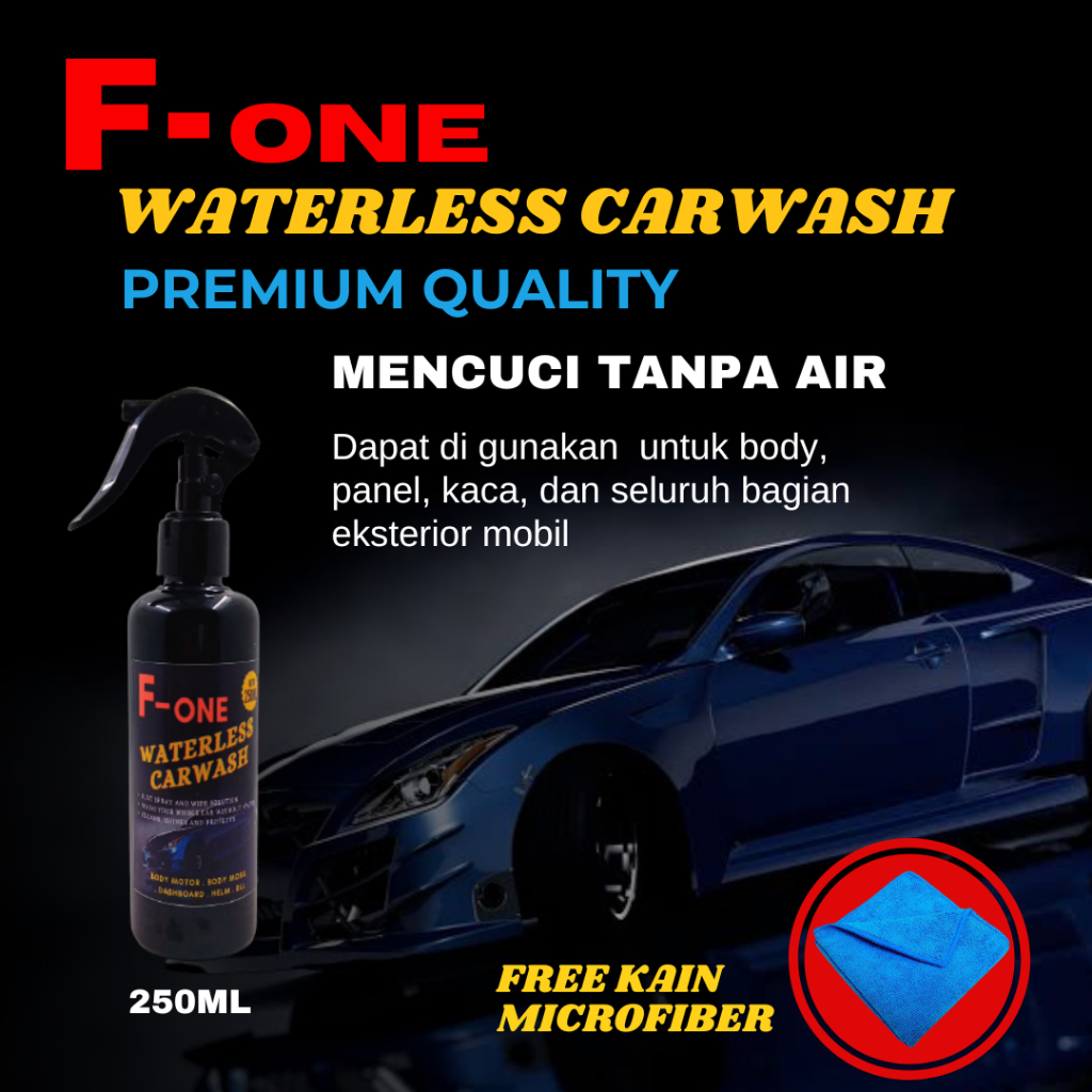 Paket Perawatan kendaraan pembersih interior - Penghitam permanen - Pengkilap Body Motor Mobil - Waterless Car wash paket perawatan kendaraan