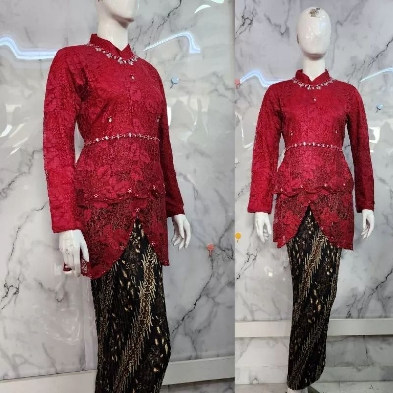 Kebaya Brokat / Kebaya Tunik / Tunik Brokat / Kebaya Modern / Kebaya tile / Kebaya Favorite / Batik Couple / Kebaya Sanghai / Kebaya Ajc