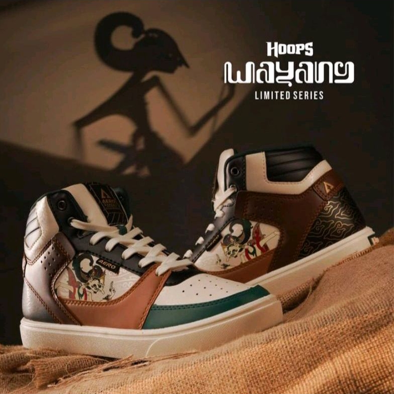 Aerostreet Hoops Wayang  - Sepatu Sneakers Casual Original