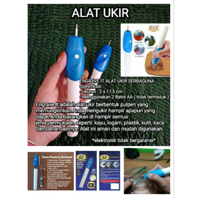 alat ukir piring / alat menamai piring / gelas /sendok