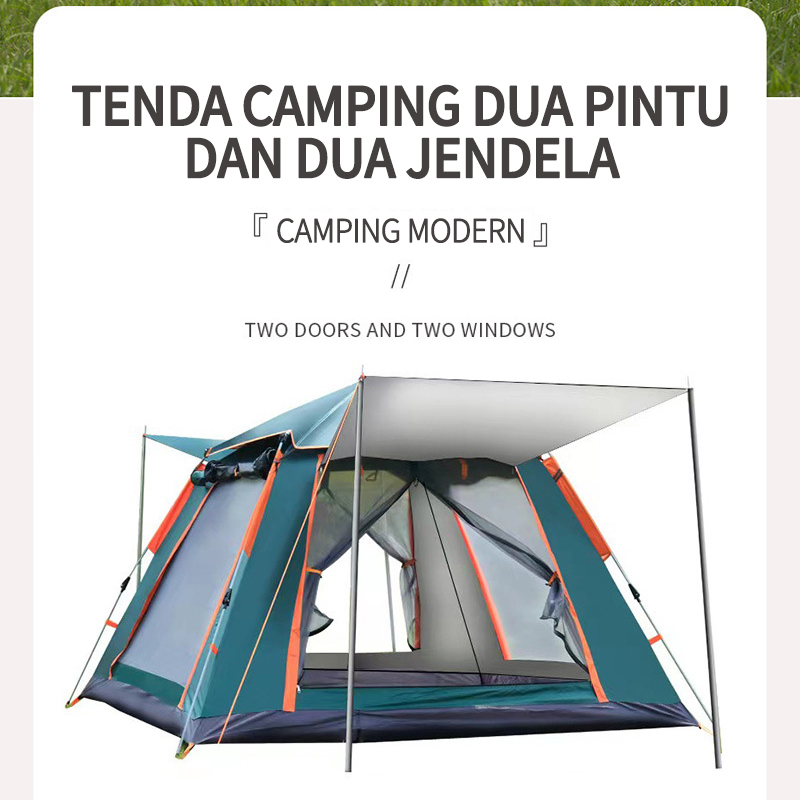 Tenda Luar Ruangan/2-8 orang Multi-Spesifikasi Tenda Luar Ruangan/Tenda Anti UV/Tenda Tahan Air Portabel/Tenda Piknik Luar Ruangan/Edisi Keluarga Tenda Berkemah