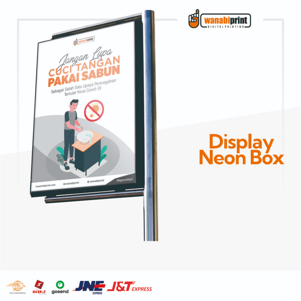 

Cetak Spanduk Backlite Display Neon Box Usaha Korea Outdoor Print Display Tanpa Lampu dan Box