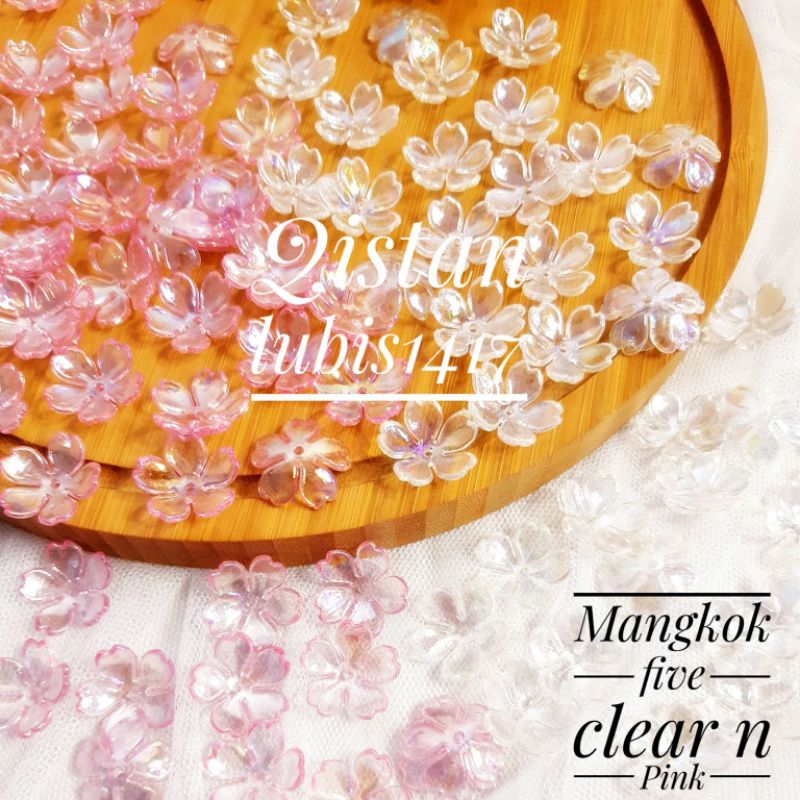 Manik Mangkok Five Clear n Pink Kemasan 20 gr