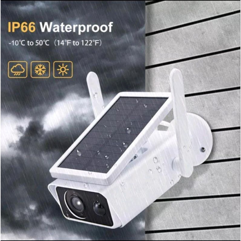 CAMERA IP 8MP WIRELESS POWER PANEL SOLAR OUTDOOR WATERPOOF KAMERA WIFI