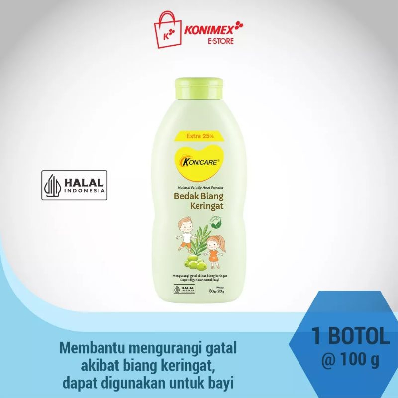 BEDAK KONICARE 80 G | Bedak Biang Keringat - ED 04/2025