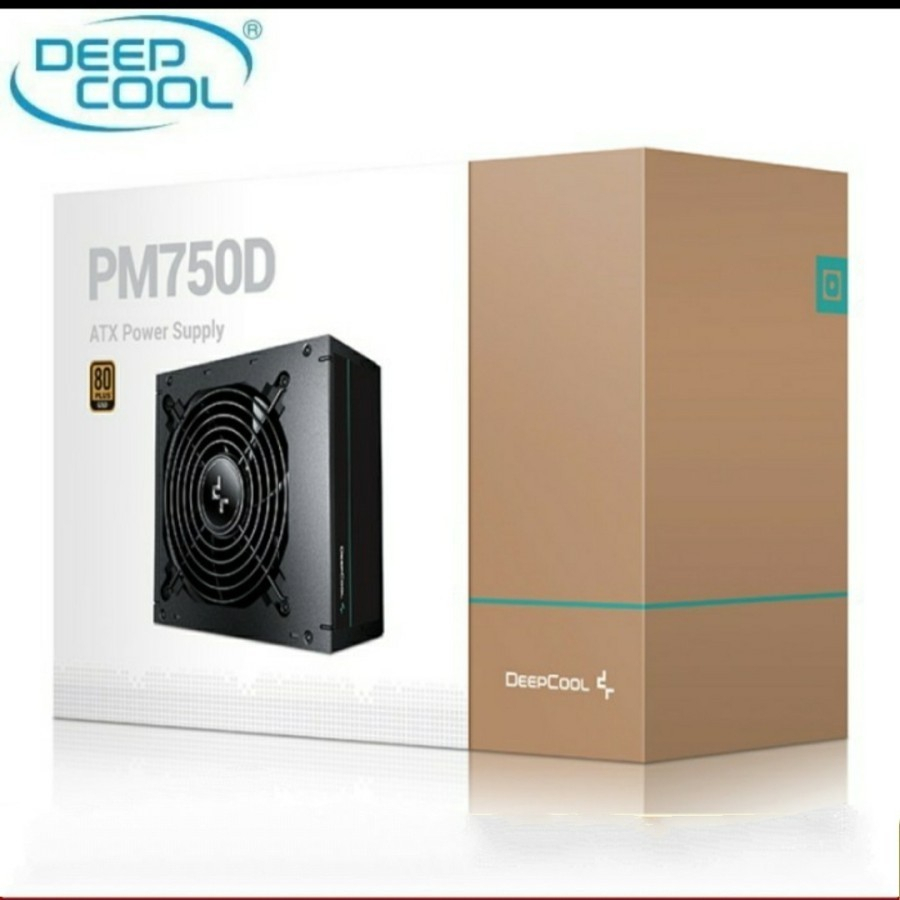 Power Supply Deepcool PM750D ATX 750Watt 80+ Gold Non Modular