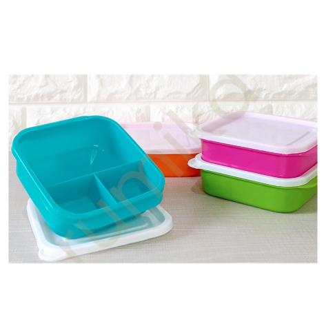 LUNCH BOX PLASTIK 3 SKAT /KOTAK MAKAN /BOX BEKAL MAKAN ANAK