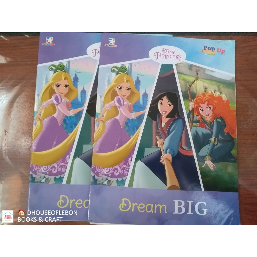 Buku Pop Up Disney's Princess - DREAM BIG