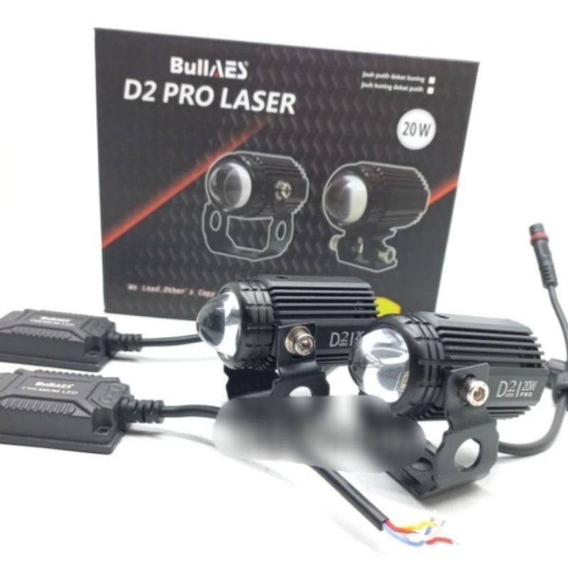 Lampu Tembak D2 Laser BullAes 20Watt Premium