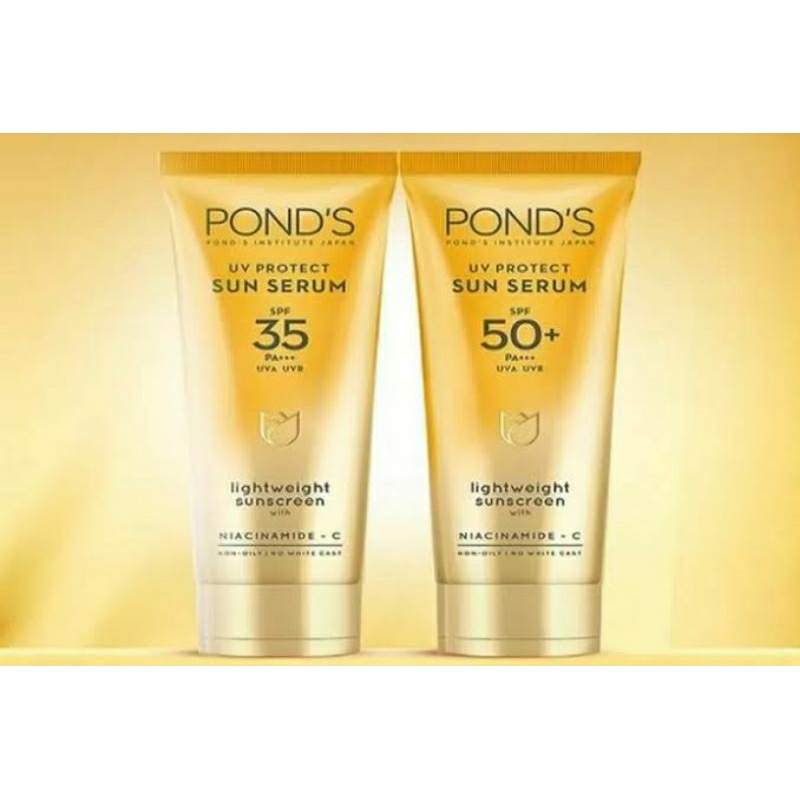 PONDS UV PROTECT SUN SERUM SPF 50+++ / PONDS UV PROTECT SUN SERUM SPF 35 PA+++ UVA UVB 30G ~ ORIGINAL 100℅