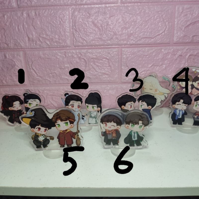Acrylic Stand Chibi BJYX Wang Yibo Xiao Zhan art by daodao laoshi
