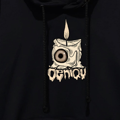 HOODIE PRIA DAN WANITA ORIGINAL OENIQU MOTIF CANDLE EYES